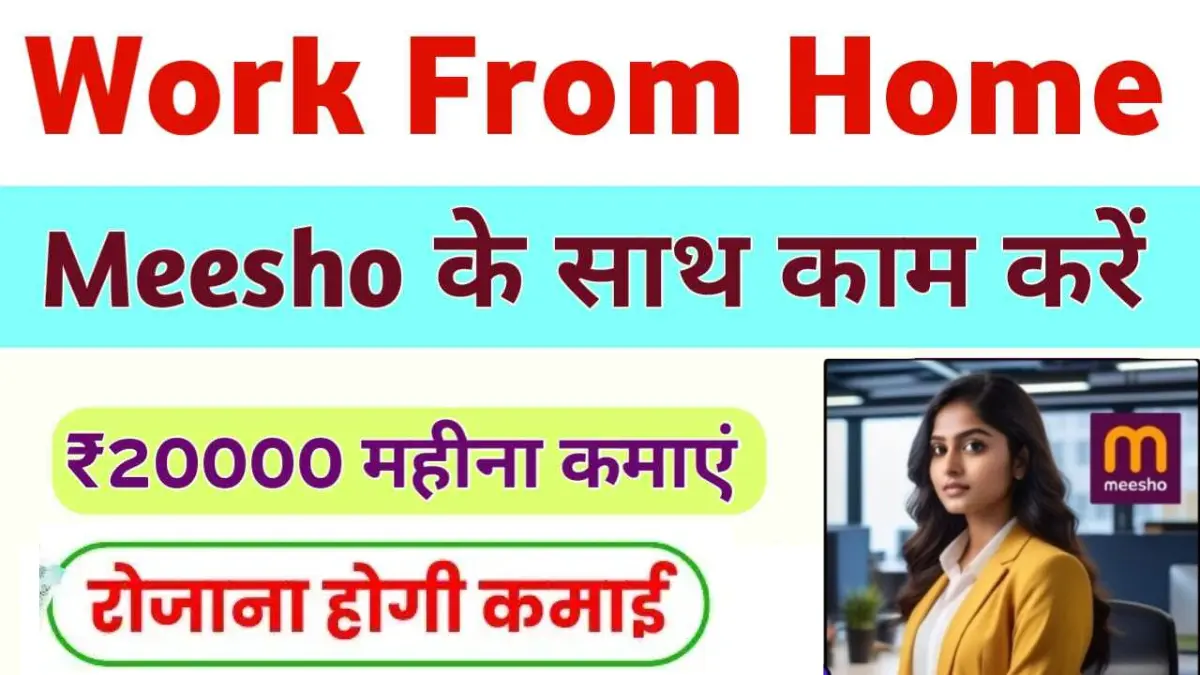 Meesho Work From Home Jobs